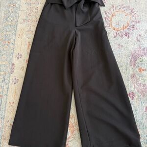 Elegant Black Wide-Leg Pant